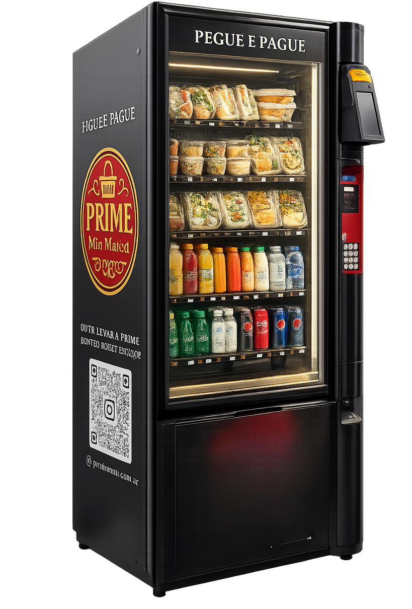 Geladeira de autoatendimento Prime Minimarket
